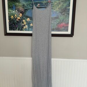 Aerie Gray Sleeveless Maxi Dress